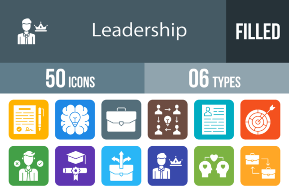 50 Leadership Icons: Your Complete Visual Toolkit for Influence