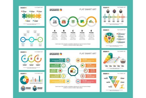 Colorful Training and Finance Concept Infographics for Impactful Design