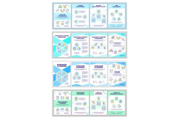 Streamline Your Workflow: The Purchase Planning Brochure Template Set