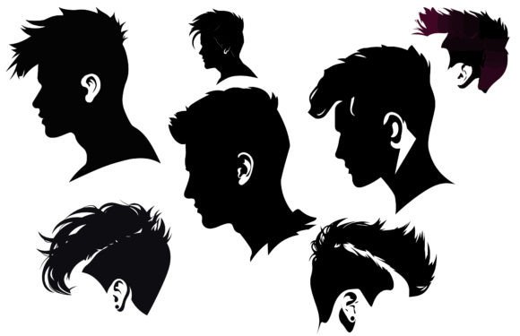 Undercut Boys Hair Style Silhouette: A Modern Edge for Your Designs